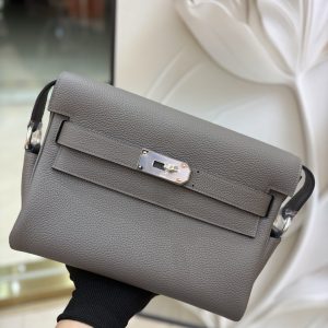Hermès Kelly Messenger 25cm - Exakte Replika in Spiegelqualität 1144251276 - front view | Hermès