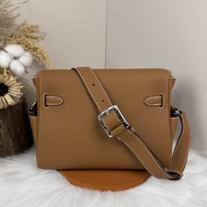 Hermès Kelly Messenger Bag in Spiegelqualität - Perfekte 1:1 Replika mit echtem Leder 1070198591 - side view | Hermès